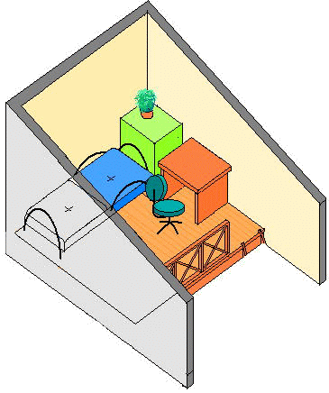 ロフト付き アパートのイラスト 園田賃貸アパートマンション 杉原土地